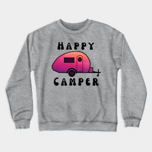 Happy Camper Teardrop Crewneck Sweatshirt